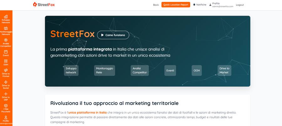 Piattaforma StreetFox